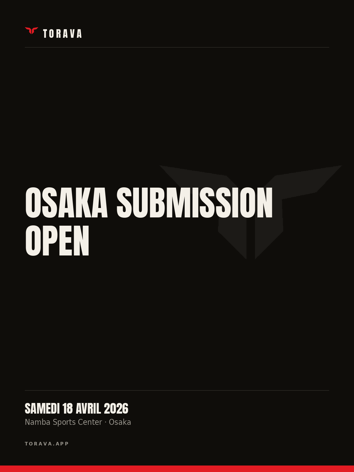 Affiche — Osaka Submission Open